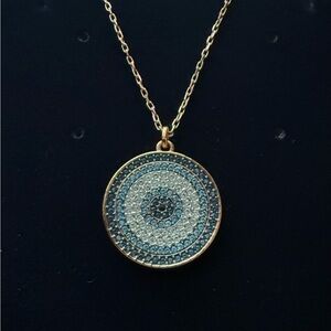 Swarovski Round Evil Eye Pendant